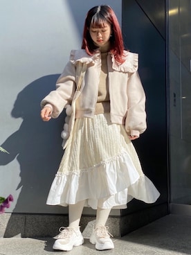 merry jenny 梅田店さん（レディース・154cm）の冬コーディネート