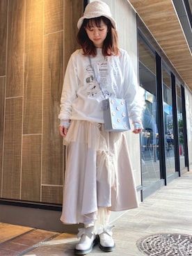 「うさぎ」｜merry jenny 梅田店さん（レディース・154cm）の冬コーディネート