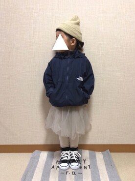「ストリート服が好き」｜「アイテム（ナイロンジャケット）」を使った、koharu☺︎さん（キッズ・100cm）の秋コーディネート