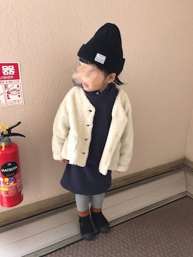 「2018マイベストコーデ」｜「アイテム（スリッポン）」を使った、koharu☺︎さん（キッズ・100cm）の冬コーディネート