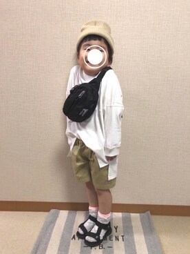 koharu☺︎さん（キッズ・100cm）の春コーディネート