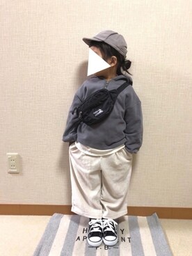 koharu☺︎さん（キッズ・100cm）の冬コーディネート