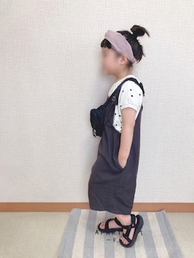 koharu☺︎さん（キッズ・110cm）の夏コーディネート