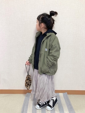 koharu☺︎さん（キッズ・110cm）の冬コーディネート