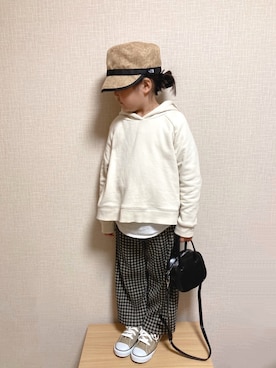 「アイテム（ラッピングキット）」を使った、koharu☺︎さん（キッズ・110cm）の春コーディネート