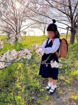 「ランドセル」｜「アイテム（その他）」を使った、koharu☺︎さん（キッズ・110cm）の春コーディネート