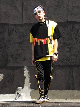 「#HUF」｜亞當碎骨さん（メンズ・175cm）の夏コーディネート