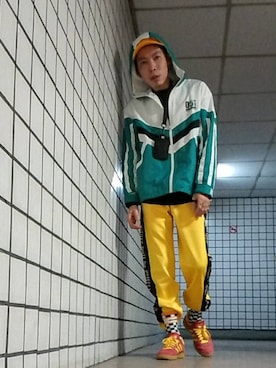 「#HUF」｜亞當碎骨さん（メンズ・175cm）の秋コーディネート