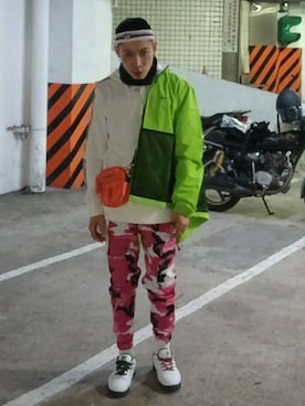 「#supreme」｜亞當碎骨さん（メンズ・175cm）の冬コーディネート