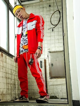 「#supreme」｜亞當碎骨さん（メンズ・175cm）の春コーディネート