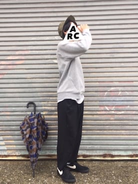 「Wpc.（ダブリュピーシー）のアイテム」を使った、ARChangさん（メンズ・170cm）の秋コーディネート