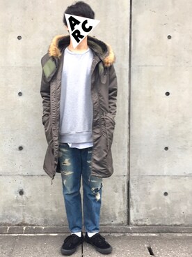 ARChangさん（メンズ・170cm）の冬コーディネート