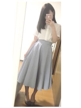 chi ⑅ ❁ .°さん（レディース・154cm）の春コーディネート