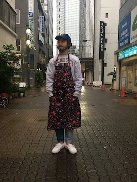 「ボヘミアンズ」｜牛木さん（メンズ・165cm）の秋コーディネート