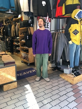 「リメイク」｜牛木さん（メンズ・165cm）の秋コーディネート