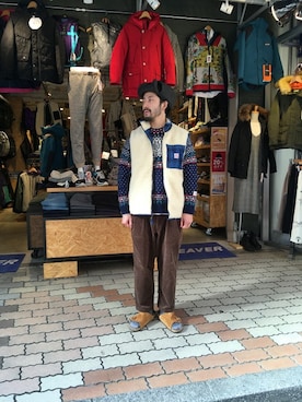 「ボヘミアンズ」｜牛木さん（メンズ・165cm）の冬コーディネート