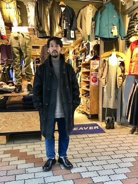 「Goodwear(Since1983)（グッドウェア）のアイテム」を使った、牛木さん（メンズ・165cm）の冬コーディネート