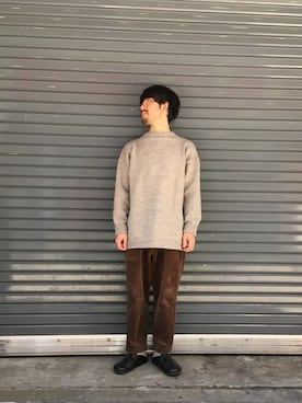 「ボヘミアンズ」｜牛木さん（メンズ・165cm）の冬コーディネート
