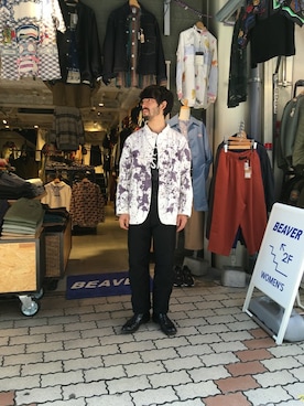 「Goodwear(Since1983)（グッドウェア）のアイテム」を使った、牛木さん（メンズ・165cm）の春コーディネート