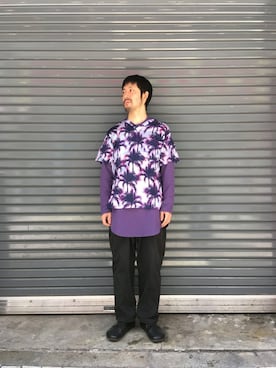「Goodwear(Since1983)（グッドウェア）のアイテム」を使った、牛木さん（メンズ・165cm）の春コーディネート