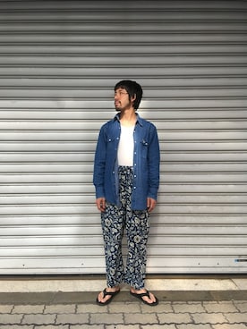 「ボヘミアンズ」｜牛木さん（メンズ・165cm）の春コーディネート