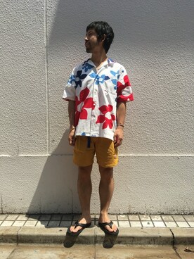 「Goodwear(Since1983)（グッドウェア）のアイテム」を使った、牛木さん（メンズ・165cm）の春コーディネート