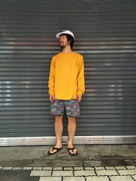 「ボヘミアンズ」｜牛木さん（メンズ・165cm）の夏コーディネート
