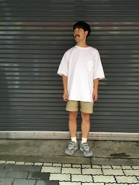 「フランス軍」｜牛木さん（メンズ・165cm）の夏コーディネート