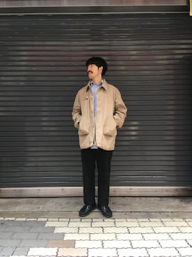 「キャルオーライン」｜牛木さん（メンズ・165cm）の秋コーディネート