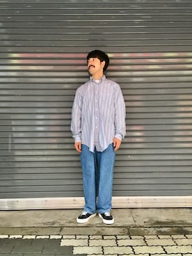 「スケシュー」｜牛木さん（メンズ・165cm）の秋コーディネート