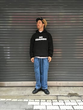 「Goodwear(Since1983)（グッドウェア）のアイテム」を使った、牛木さん（メンズ・165cm）の秋コーディネート