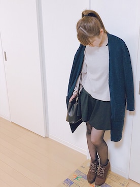 「one way（ワンウェイ）のアイテム（ジャケット/アウター）」を使った、涼菜さん（レディース・153cm）の春コーディネート