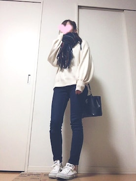 「one way（ワンウェイ）のアイテム（ジャケット/アウター）」を使った、涼菜さん（レディース・153cm）の秋コーディネート