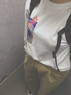 「STARTER BLACK LABEL（スターターブラックレーベル）のアイテム（トップス）」を使った、みーさん（レディース・158cm）の秋コーディネート