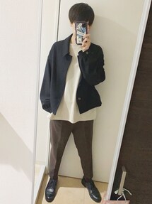 LIDNM（リドム）の「WIDE SHORT BLOUSON（ブルゾン）」 - WEAR