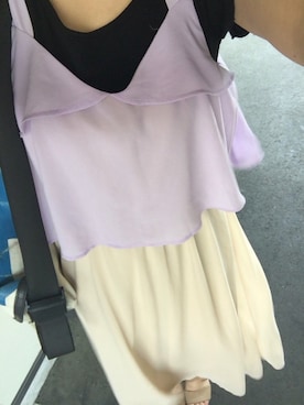 「アイテム（メッセンジャーバッグ、ブルー系）」を使った、tmk*さん（レディース・150cm）の夏コーディネート