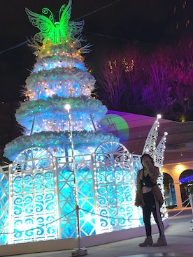 「大阪旅行」｜「アイテム（ブーツ）」を使った、Miさん（レディース・150cm）の冬コーディネート