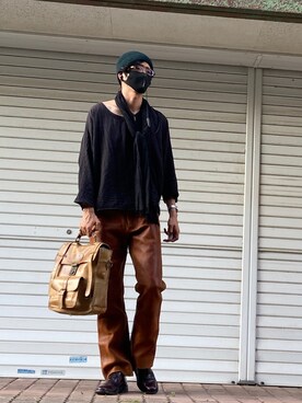 マフラーを使った 古着 のメンズ人気ファッションコーディネート Wear