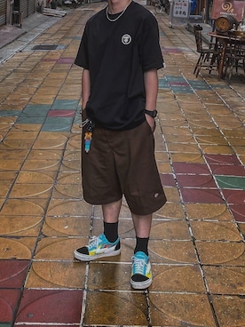 「REVENGE×STORM（リベンジストーム）のアイテム」を使った、ayumuxxxさん（メンズ・170cm）の夏コーディネート