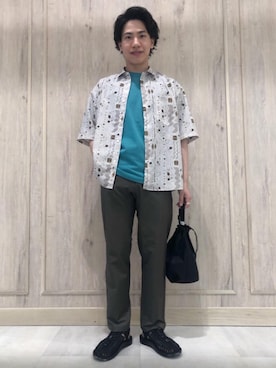「☆柄シャツ」｜nagase_sさん（メンズ・167cm）の春コーディネート