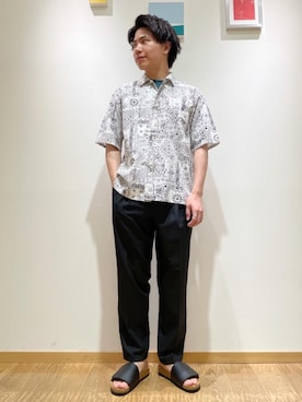 「☆柄シャツ」｜nagase_sさん（メンズ・167cm）の夏コーディネート