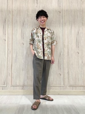 「☆柄シャツ」｜nagase_sさん（メンズ・167cm）の夏コーディネート