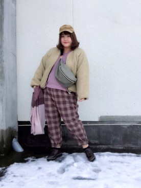 ニット セーターを使った 雪国コーデ のレディース人気ファッションコーディネート Wear