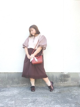 小早川くる美さん（レディース・160cm）の秋コーディネート