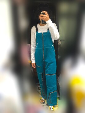 「onespo（ワンスポ）のアイテム（帽子）」を使った、ふさん（レディース・170cm）の秋コーディネート
