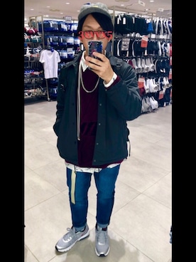 KNさん（メンズ・168cm）の冬コーディネート