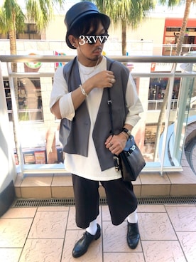 KNさん(メンズ・170cm)の夏コーディネート
