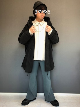「HARE（ハレ）のアイテム（その他アウター）」を使った、KNさん（メンズ・170cm）の冬コーディネート