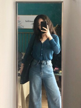 「通勤穿搭」｜「アイテム（タンクトップ）」を使った、ミキさん（レディース・158cm）の夏コーディネート