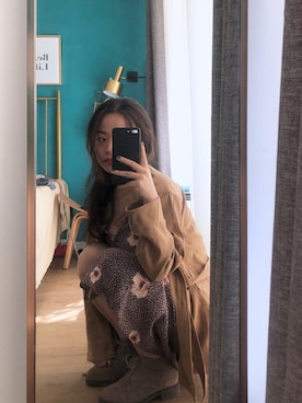 「MONKI（モンキ）のアイテム（ブルゾン）」を使った、ミキさん（レディース・158cm）の冬コーディネート